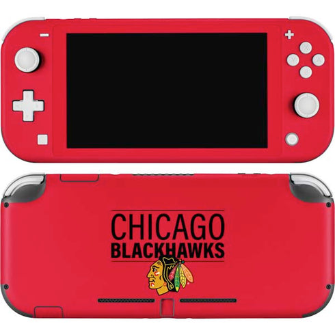 NHL Chicago Blackhawks Lineup Nintendo Switch Lite Skin